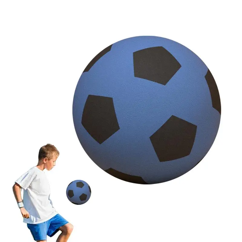 

Мягкий футбольный мяч для детей, для занятий спортом в помещении, мягкий футбольный мяч из пены для детей, подростков, взрослых, в помещении и на открытом воздухе