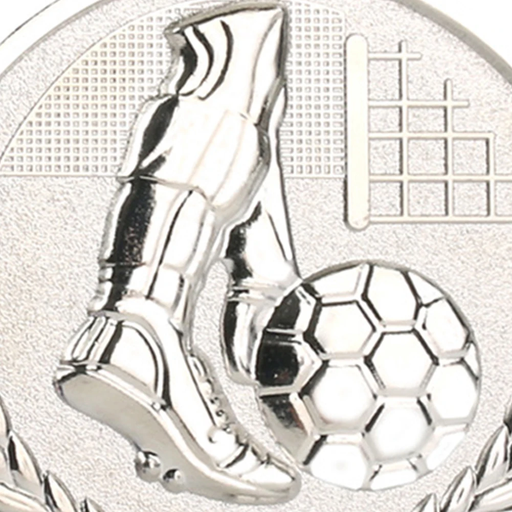 School Sports Football Game Prizes Gold Silver Bronze Medals Commemorative Medal