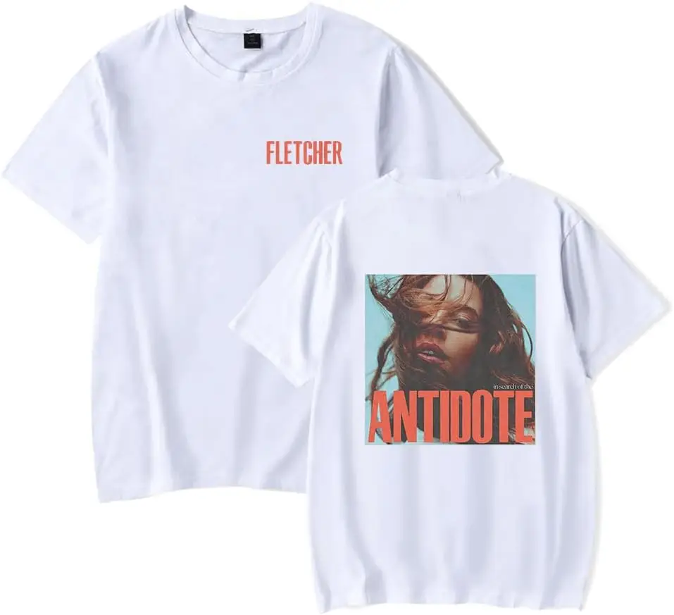 Футболки Fletcher в поисках антидота Merch Crewneck унисекс трендовый Повседневный Топ с коротким рукавом