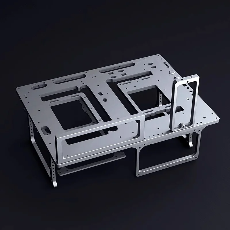 Socooler Computer Case B Aviation Aluminum Simple Unpacking PC Water-cooled portable support itx Stand 4090