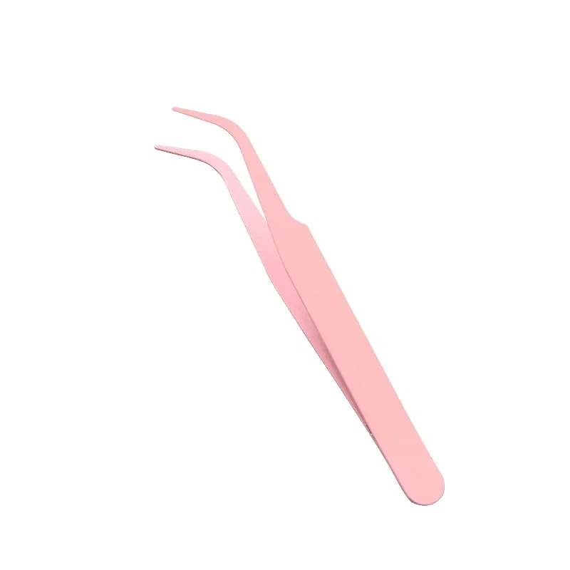 Macaroon Nail Art Decor Eyelashes Tweezers Tweezer Scrapbook Sticker Tapes Picking Stainless Clips DIY False Eyelashes Tools