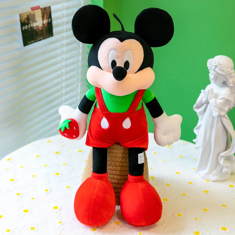 thumbnail image 1 of Disney Cute Plushies Mickey Minnie Doll Mickey Mouse Pillow Children's Plush Toy stuffed Big Doll Wedding Gift for Girls Kids, 1 of 5