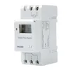 New Type Din Rail 2 Wire Weekly 7 Days Programmable Digital TIME SWITCH Relay Timer Control AC THC 15A 30A 220V 230V 12V 24V 48V 1