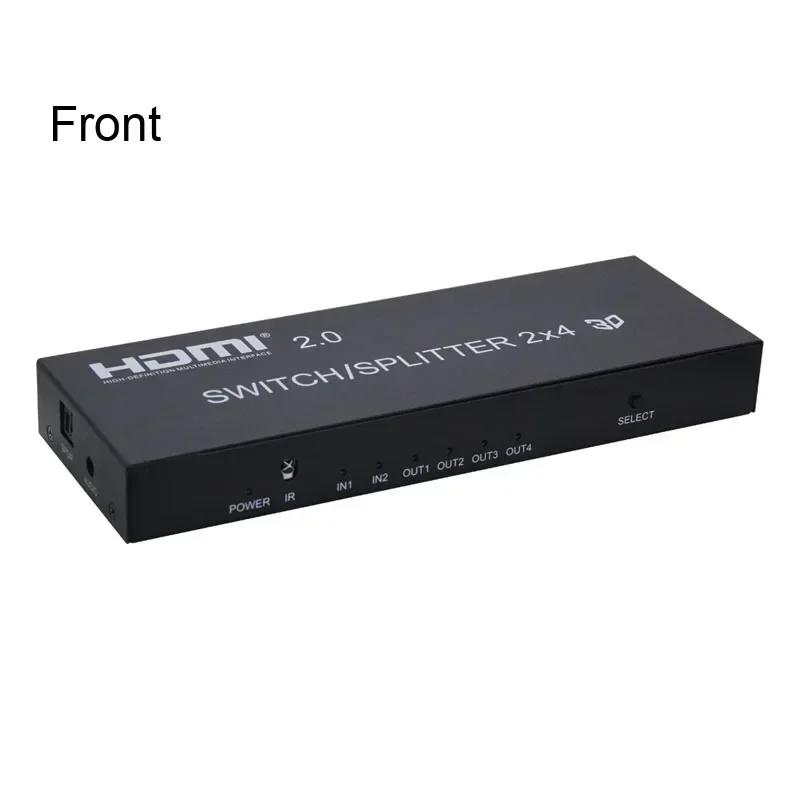HDMI 4k 60hz 1x2 1x4 2x4 HDMI Switch Splitter 3D Video