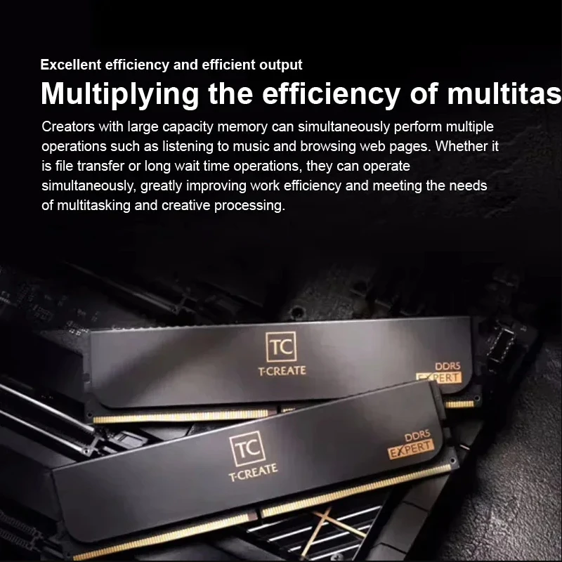 TEAMGROUP ddr5 T-CREATE EXPERT DDR5 RAM Hynix 32G (16GX2) 6000MHz