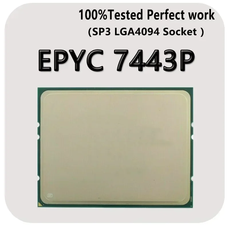 EPYC 7443P 2.85GHZ 24코어 48스레드 128MB 캐시 200W SP3 스톡켓 서버 Sigle 1PU /DDR4-32