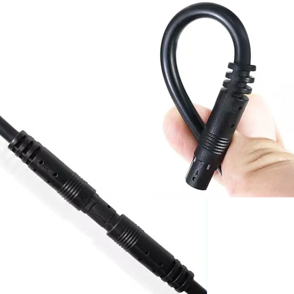 QXNY 4-Pin or 5-Pin Car DVR Camera Extension Cable 2M Male for Female Connector Cord for Dashcam Reverse Camera