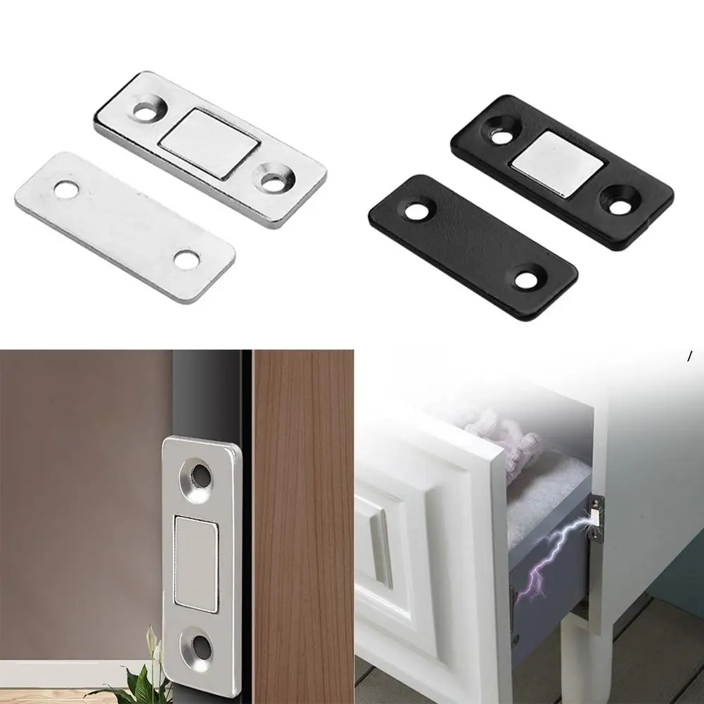 Description Picture 3 of itemStrong Magnetic Steel Catches Latch Ultra Thin For Door Cabinet Cupboard Closer Magnets Wardrobe Drawer Homes Furniture Fitting