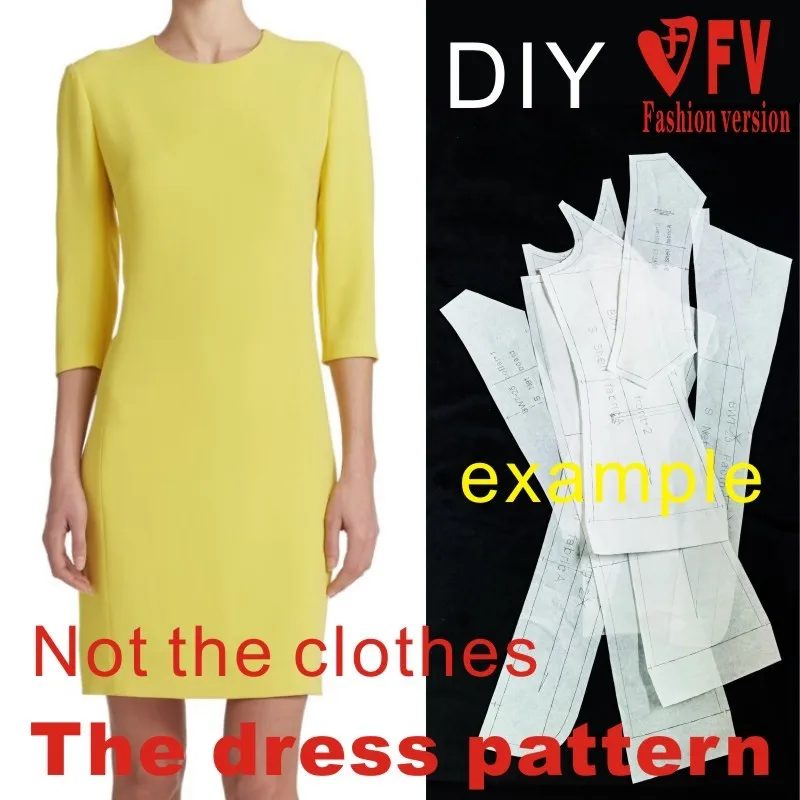 Women’s Dress Sewing Template 1