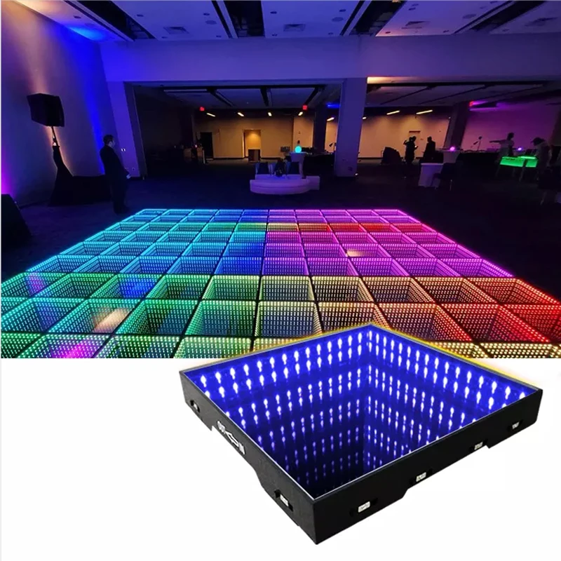 Infinity Mirror Led Light Mirror Led Dance Floor Light Interactive