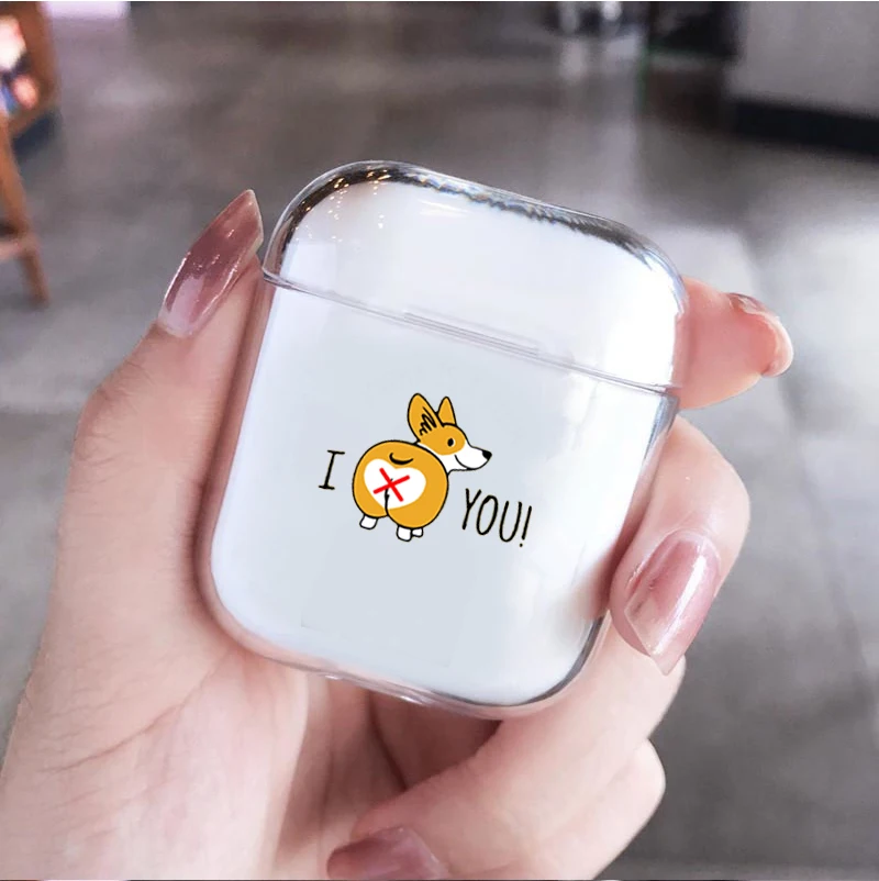 Adorable Cartoon Dog Earphone Case - Shockproof Soft Cover & Protective Accessory Shell