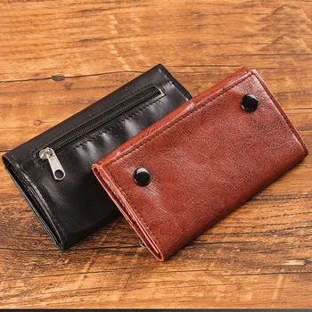 Custodia per tabacco in pelle PU Custodia per portafoglio Borsa per tabacco Custodia per erbe Borsa portatile per pipa da fumo Borsa per carta da rotolamento per sigarette