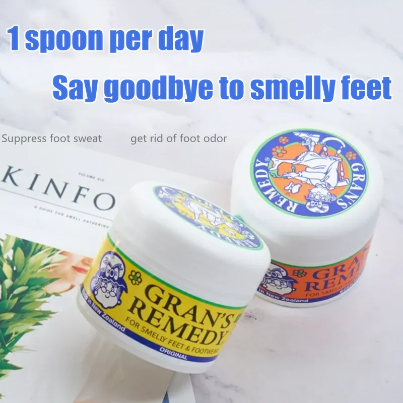 Granny's Stinky Foot Powder GRANS REMEDY Removes The Smell of Sweat From The Feet and Removes The Smell of The Feet