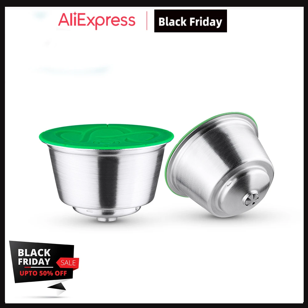 New ICafilas Stainless Steel Refillable Coffee Capsules For Dolce Gusto