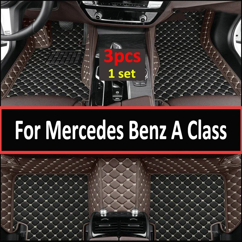 

Автомобильные коврики для Mercedes Benz A Class W177 2019 ~ 2021, коврики против грязи, Нескользящие грязеотталкивающие коврики, аксессуары для интерьера автомобиля