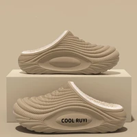 Warm Long Plush Waterproof Eva Indoor Slippers Women 2025 Winter Soft Thick Bottom Non Slip Home Slippers Couple's Furry Slides - Image 4