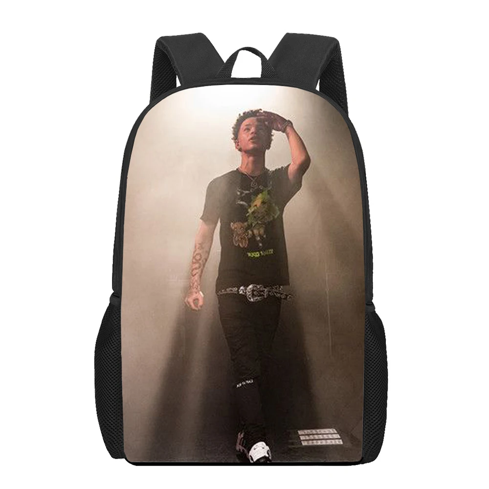 Lil Mosey Rapper Kids School Bags 3D Print Children Book Bags for Girls Boys Orthopedic Schoolbag Primary Backpacks Mochila
