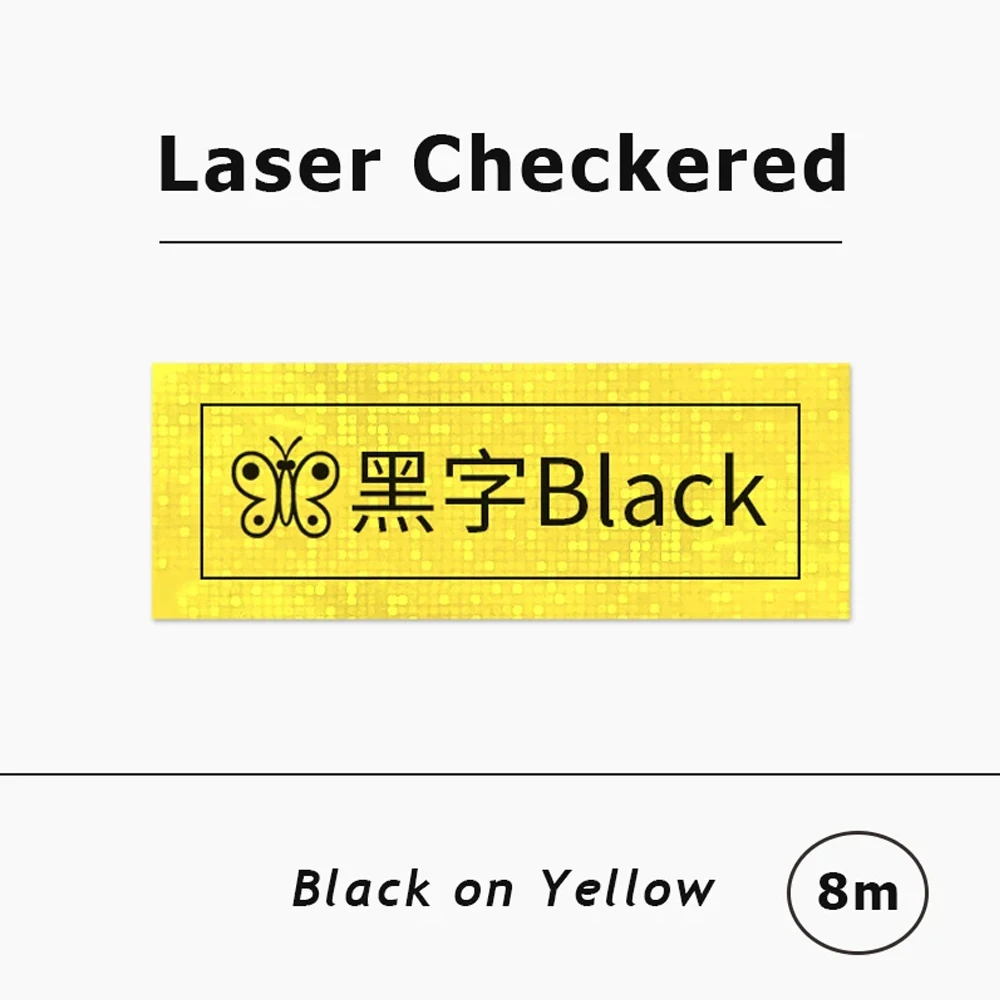 Laser Checkered/Star Label Tape