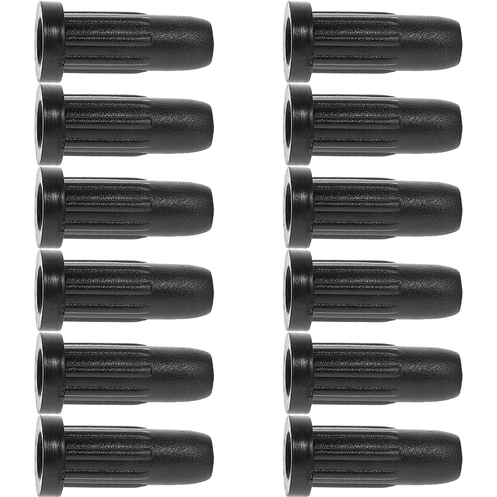 

12 Pcs Chair Cover Glides Protector Chairs Wheel Stopper Case Stool Swivel Caster Slide Rail Protective