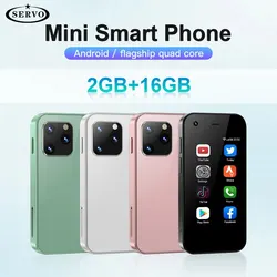 SERVO KING5000 Mini Android Smartphone 3G WCDMA 2 SIM Standby 2.5'' Screen 2GB RAM Original Pocket Mobile Phone Gifts for Friend