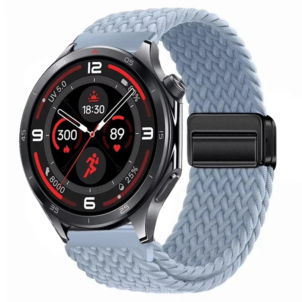 Braided Sport Nylon Strap, 22mm - Durable & Stylish Watchband Bracelet