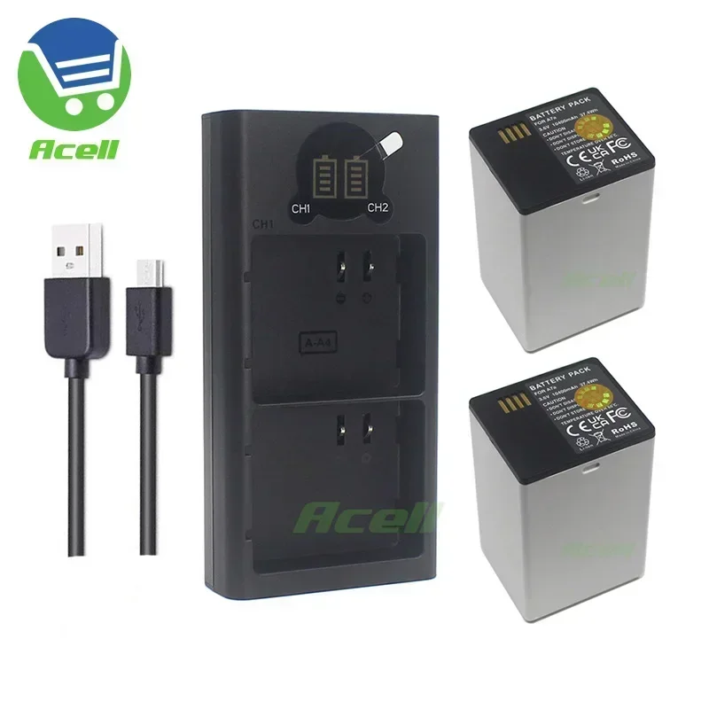 Batteria Ricaricabile A7A Xl O Doppio Caricabatterie Per Telecamera Di Sicurezza Arlo Go 2,Ultra 2 Xl,Pro 4 Xl Sostituisci A-14 Vma5410 Vma5420