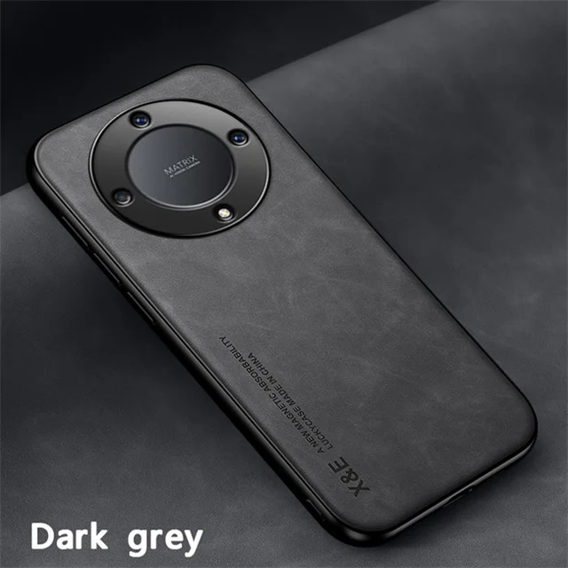 thumbnail image 1 of Magnetic Sheepskin Leather Phone Cases Honor Magic 5 lite 4 Pro 70 60 50 Pro 20 30 X40 20i 10i Cover For Honor Magic 5 lite Case, 1 of 5