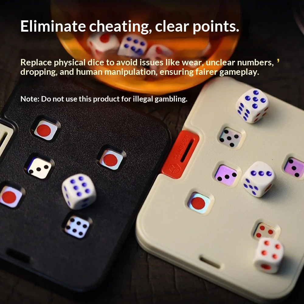 Gioco di carte meccanico con dadi, gioco da tavolo per feste, gioco di carte EDC, giocattolo antistress, regalo, dadi scuotibili - immagine 3