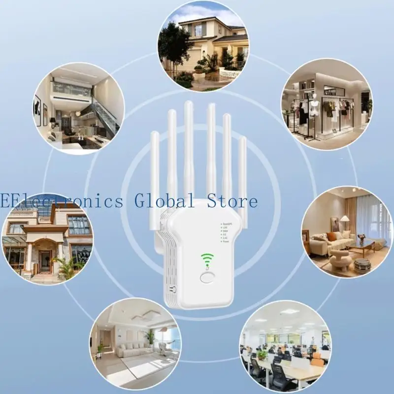 462B 1200Mbps WIFI리피터 WIFI확장기 라우터 WiFi 신호증폭기 WiFi부스터 장거리WiFi리피터 액세스 포인트