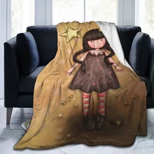 

Coque Art Cartoon Santoro Gorjuss Throw Blanket Fuzzy Warm Throws for Winter Bedding 3D Printing Soft Micro Fleece Blanket GUN-