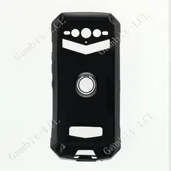 Back Ring Holder Bracket TPU Silicone Phone Case Cover, 2023 Edition - Doogee S100 Pro (Ring Case Black)