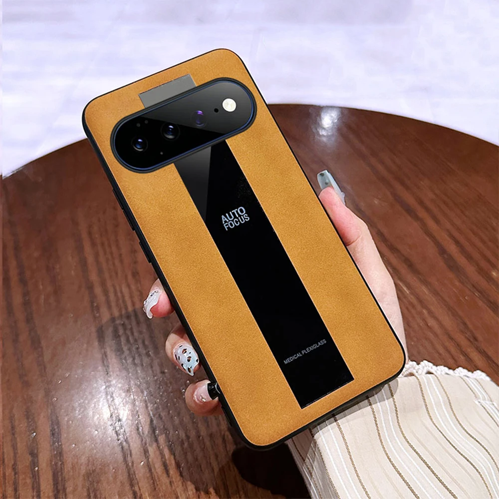 Luxury Sheepskin Leather Matte Phone Case - Shockproof Hard Protective Cover