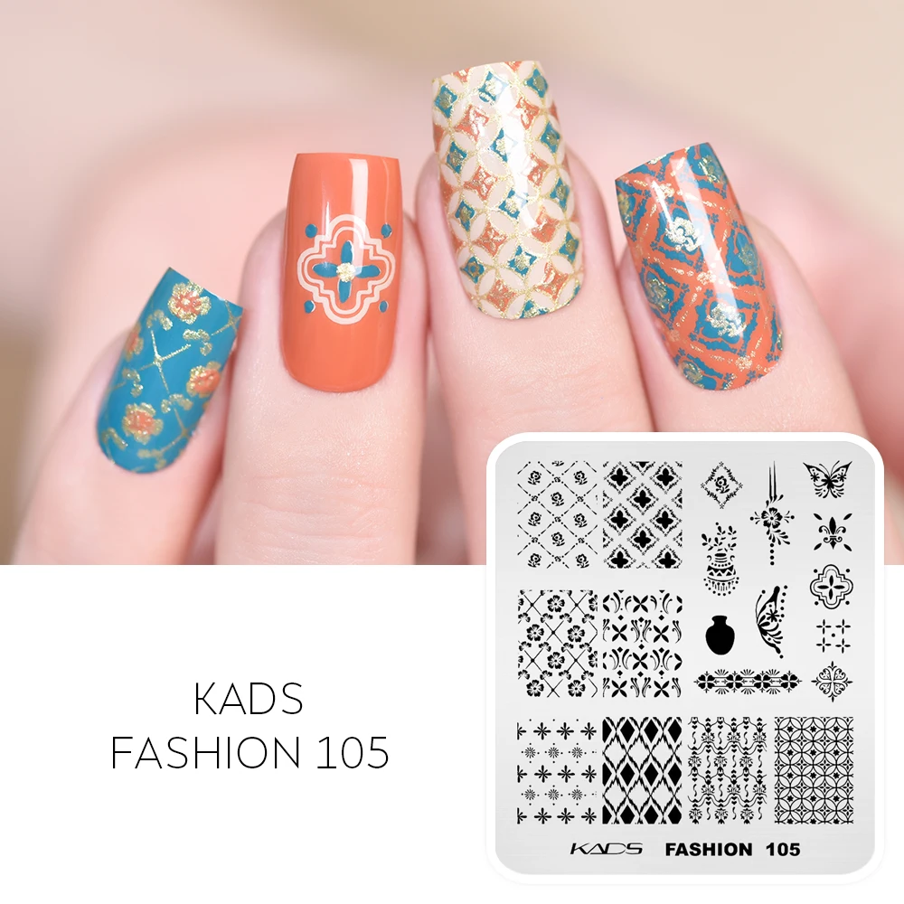 Nail Art Stamping Plate Animals Leaves Christmas Halloween Stencil for Nail Stamper Gel Polish Image Template Manicure DIY Tool 3