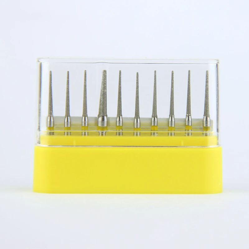 10 Teile/los Dental Diamant Bohrer Nadel/TC 1,6mm für High Speed Handstück Medium/Extra Feine/Super grob Zahnmedizin Schleifen Werkzeuge – Detail 14