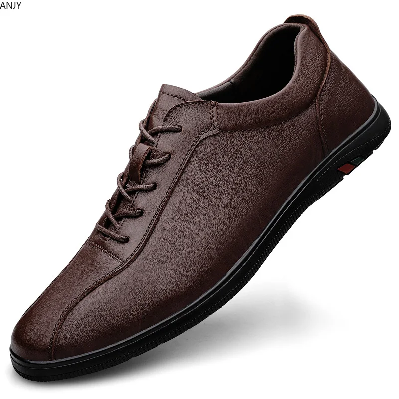 

2024 New High-end Genuine Men Shoes Outdoor Lace Up Casual Sneakers PU Leather Fashion Shoes for Men Zapatillas Hombre Sapato