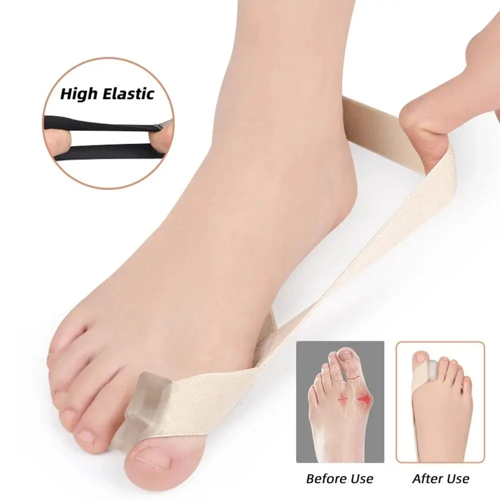 

Toe Splint Bunions Corrector Orthotics Foot Care Silicone Bone Belt Separators Gel Hallux Thumb Big Straightener Valgus M1A9