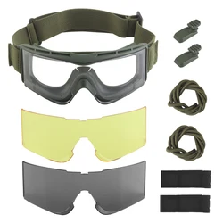Enhanced Tactical Goggle Set for Outdoor Adventure and Protection (OD)