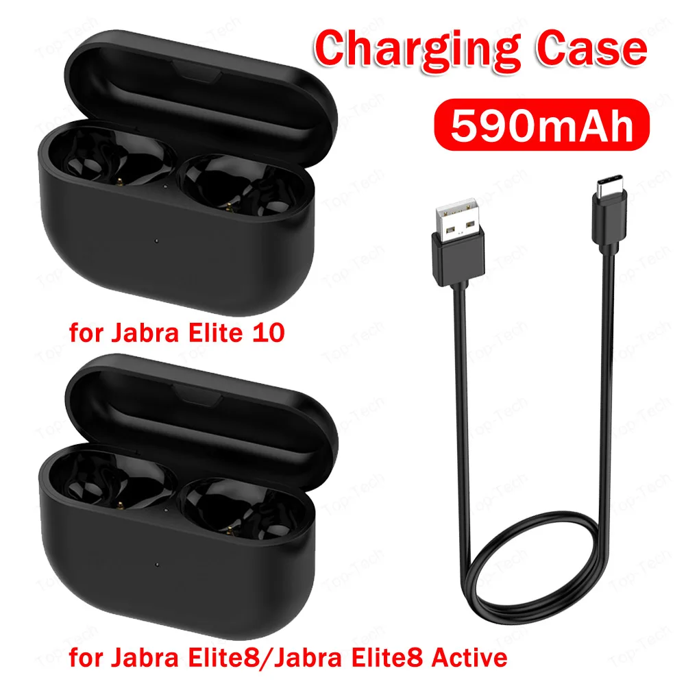 Charger Case for Jabra Elite 10 for Jabra Elite 8 / 8 Active / 7