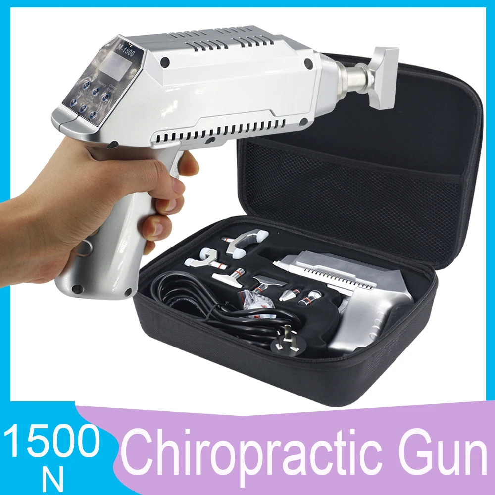 

Chiropractic Adjustment Tool Electric Spine Massager Back Neck Shoulder Body Relax Set Cervical Physiotherapy Massage Gun