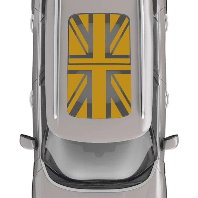 Car Roof Stickers Auto United Kingdom Flag Decal For Mini Cooper R56 R57  R58 R50 R52 R53 R59 R61 Countryman R60 F60 F55 F56 F54 - AliExpress