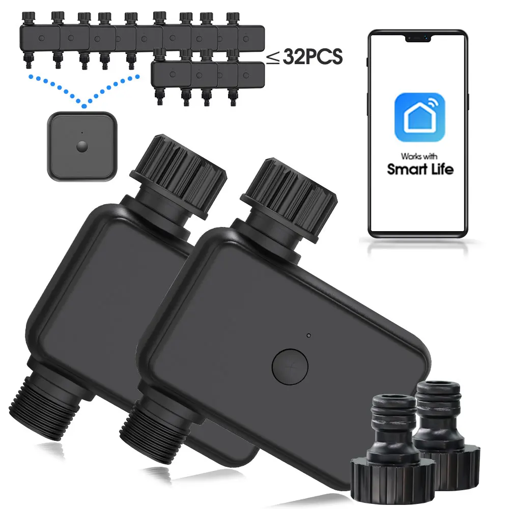 WiFi Bluetooth Compatible Smarts Watering Timer for Garden Hose Tap