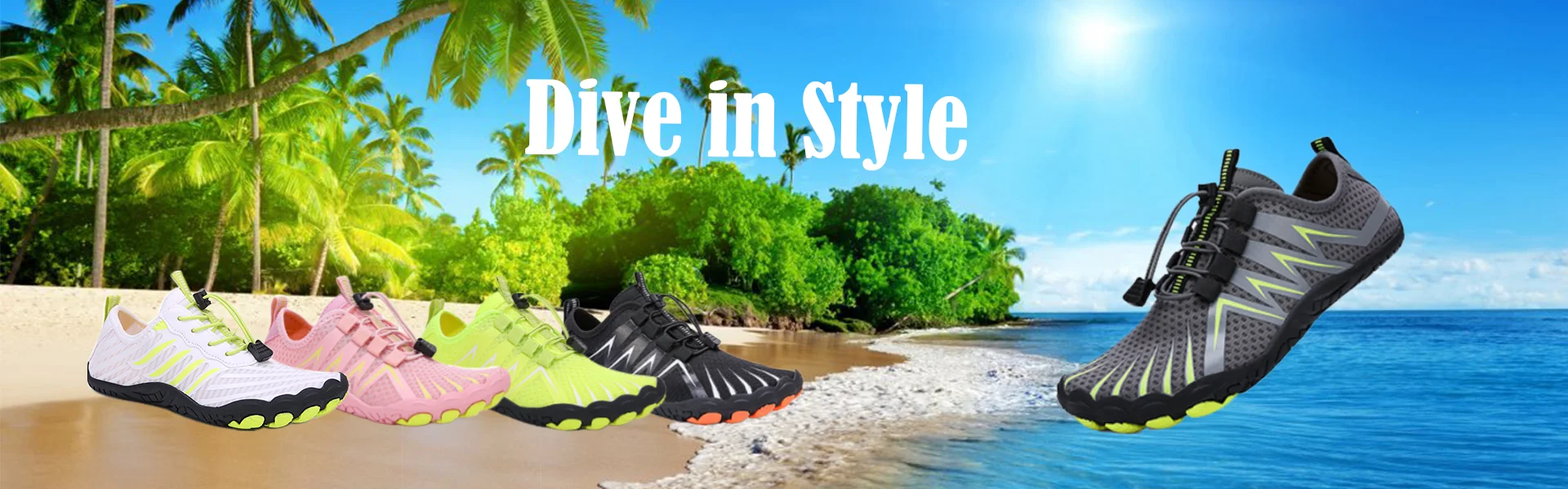 Description Picture 2 of itemNon-slip Water Shoes Men, Barefoot Aqua Shoes, Hiking Boots, Fishing Wading Sneakers, Quick Dry Beach Shoes, Sport Sneaker 39-46