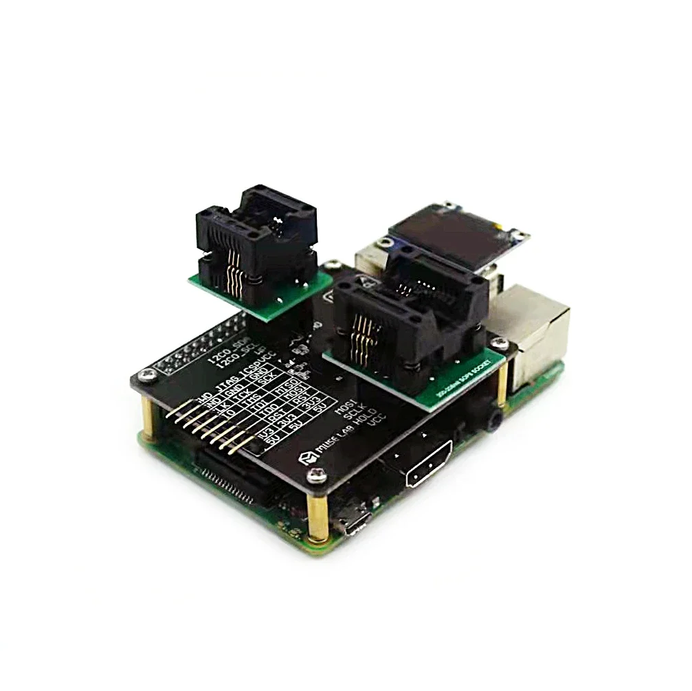 다기능 RPI-HAT 프로그래머 Raspberry Pi Ex 보드 I2C/SPI/SWD/JTAG/ICSP 오프라인 프로그래밍 오픈 소스 3B/3B+/4B New