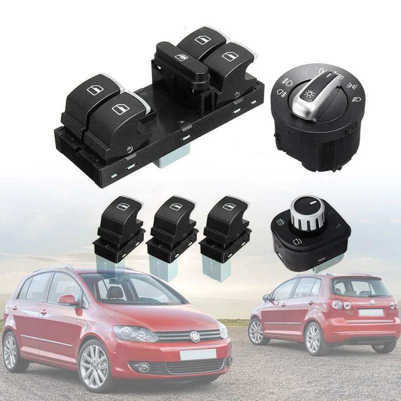 

mirror headlight switch window switch set for VW Golf MK5 6 Jetta MK5 Passat B6 B7 Tiguan 5ND 959 565A 5ND 959 857 5ND941431B