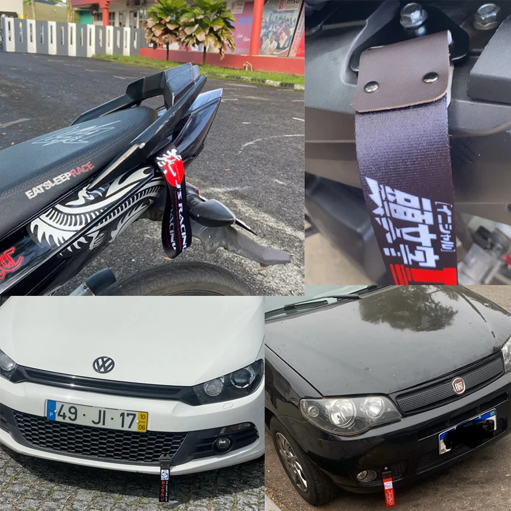 Car Tow Strap Belt Rope Ribbon Auto Accessories Trailer Ropes Bumper Towing Strap FOR NOS FAKETAXI car tow cable car towing rope winch rope trailer breakaway rope