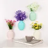 Traceless Wall Vase Magic Rubber Silicone Sticky Vase Wall Hang Flowers Wall Stickers Pot Home Decor Hydroponic Plant 4