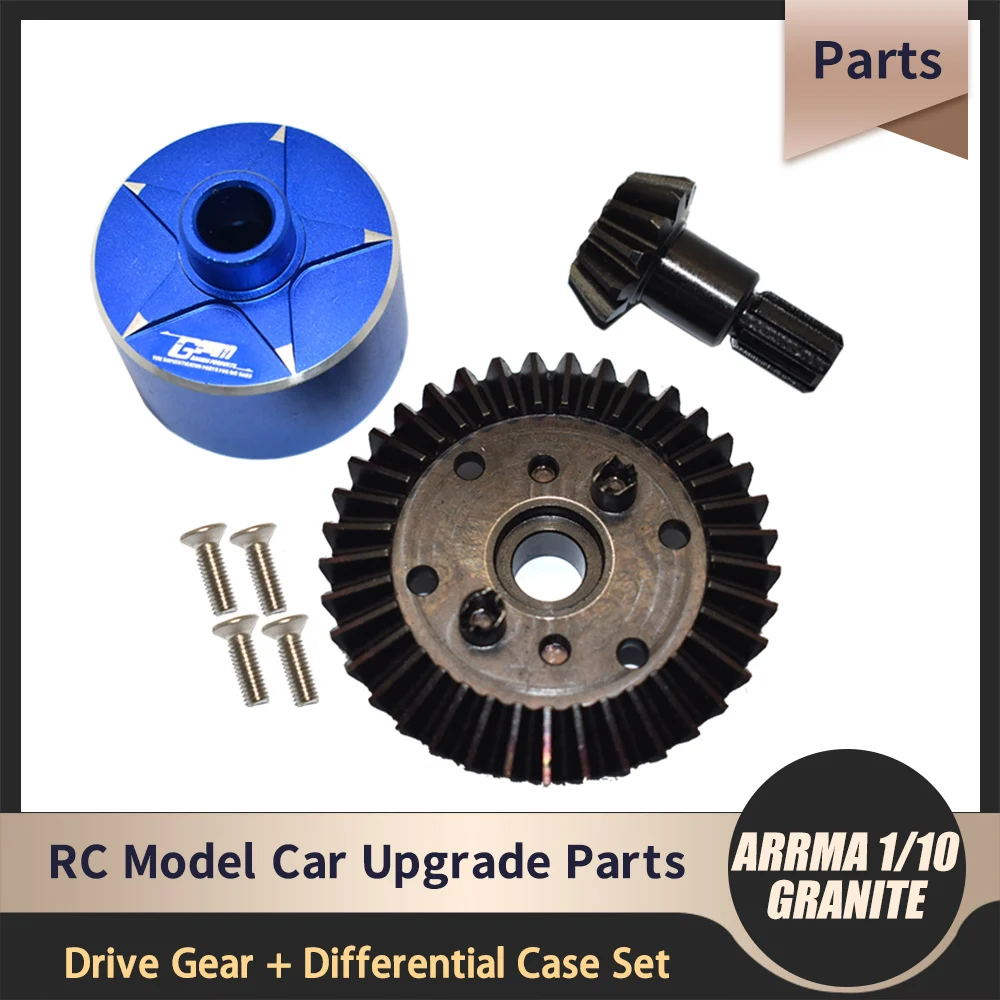 ARRMA 1/10 GRANITE 4X4 Upgrade Accessories High Carbon Steel Drive Size Bevel Gear 37T 13T with