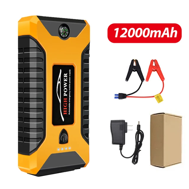  EAFC 600A LCD Screen Car Starter 20000mAh Power Bank Battery Start Booster Charger Device for Gasoline Diesel Car Starter 