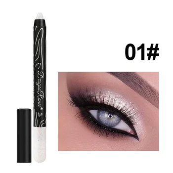 Heallor Metallic Double-head Eyeshadow Stick Diamond Shimmer Highlighter Pencil Ultra Pigmented Long Lasting Cream Eye Shadow Sp - Thumbnail 5