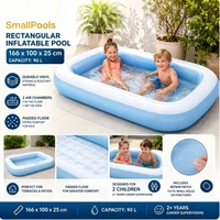Piscine gonflable rectangulaire 166x100x25 cm intex 1